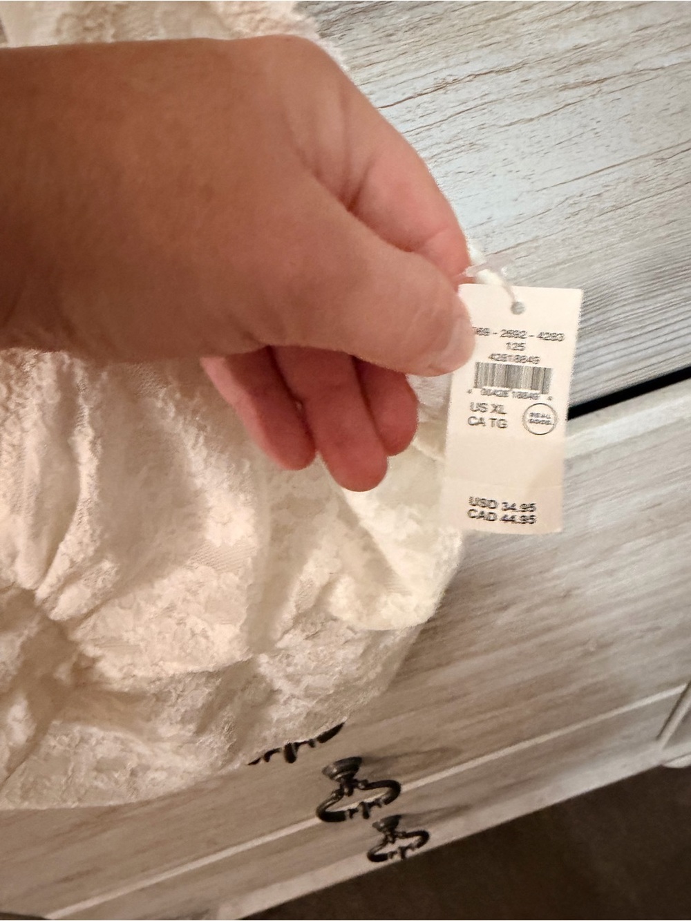 aerie Ivory Lace Bralette Cami - Picture 2 of 2